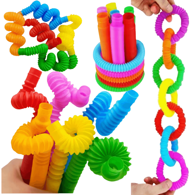 Rurki tuby sensoryczne 10 szt. Pop zestaw rury XXL