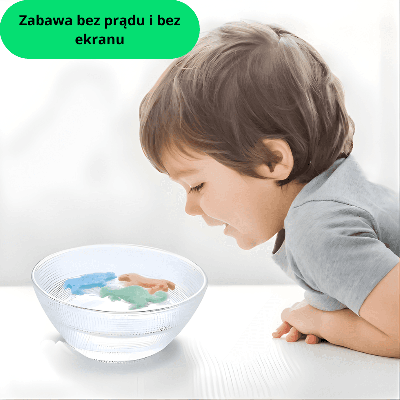 MAGICZNE KAPSUŁKI ZWIERZĄTKA ROSNĄCE W WODZIE(4 Zestawy w 1 Paczce)