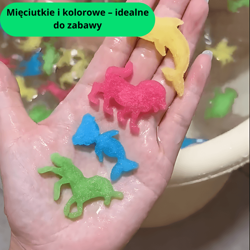 MAGICZNE KAPSUŁKI ZWIERZĄTKA ROSNĄCE W WODZIE(4 Zestawy w 1 Paczce)