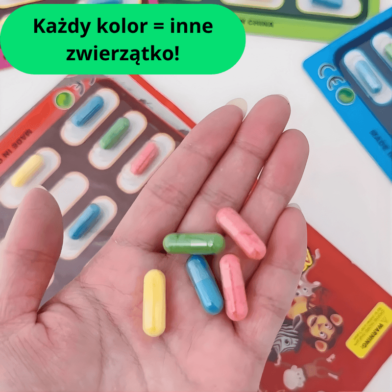 MAGICZNE KAPSUŁKI ZWIERZĄTKA ROSNĄCE W WODZIE(4 Zestawy w 1 Paczce)